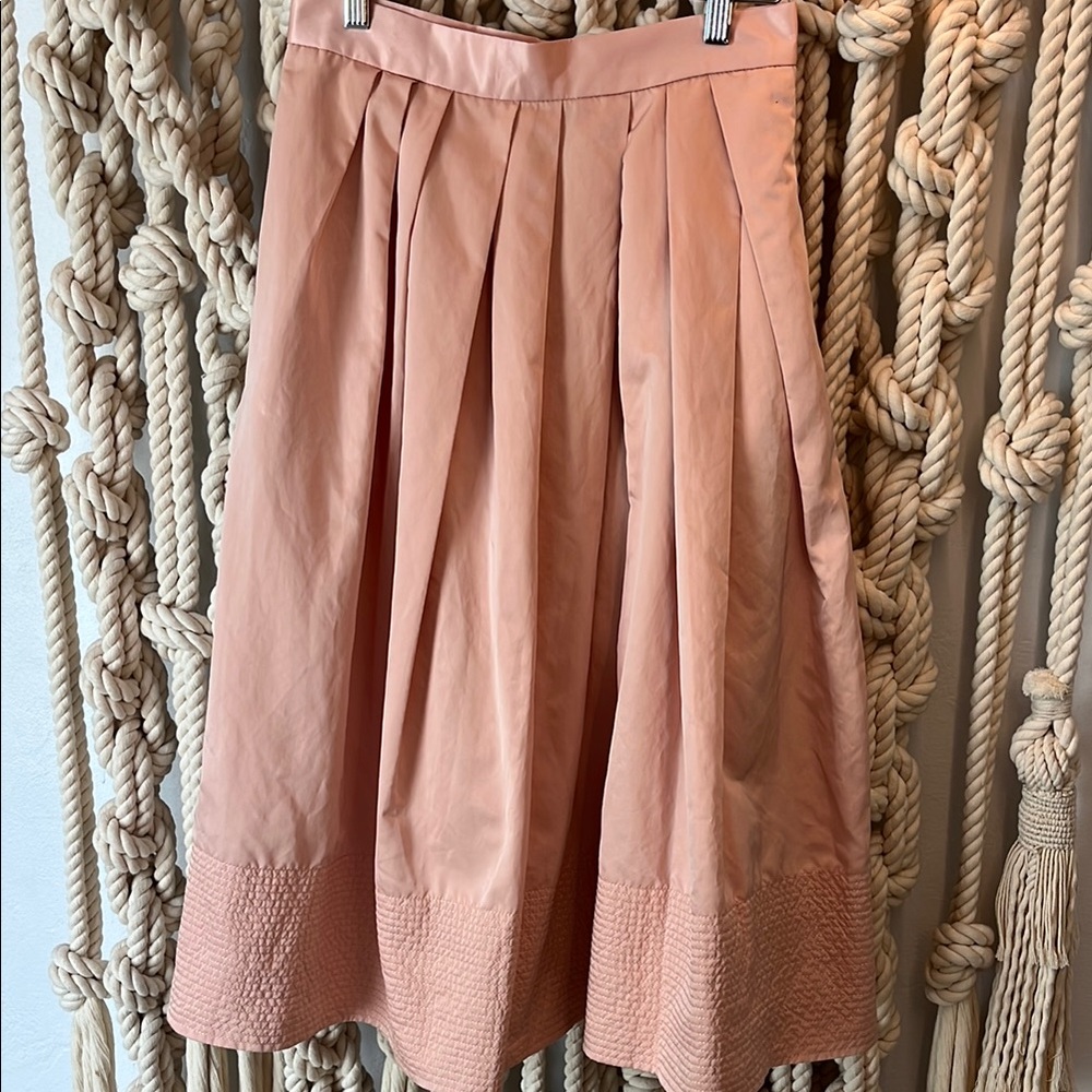 Banana Republic Pink Pleated Skirt